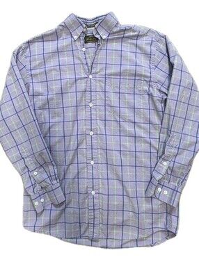 Orvis Mens Charles F. Orvis Signature Collection Purple Plaid Size Small Preppy